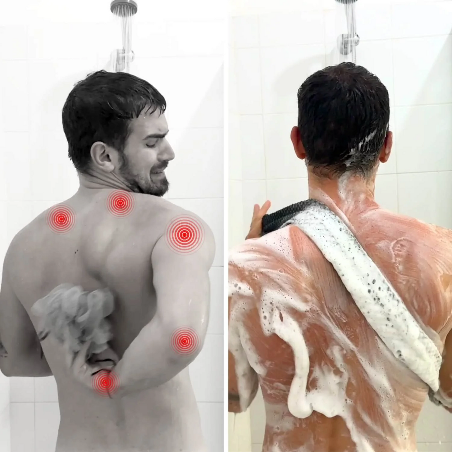 🚿 Advanced Dual-Texture Exfoliating Shower Towel for Deep Cleansing, Gentle Exfoliation & Spa-Level Skin Renewal at Home🧼