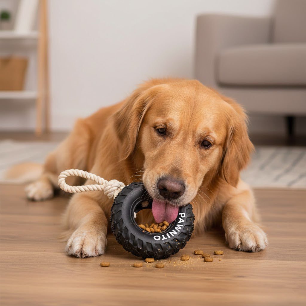 Rope Tire Treat Toy