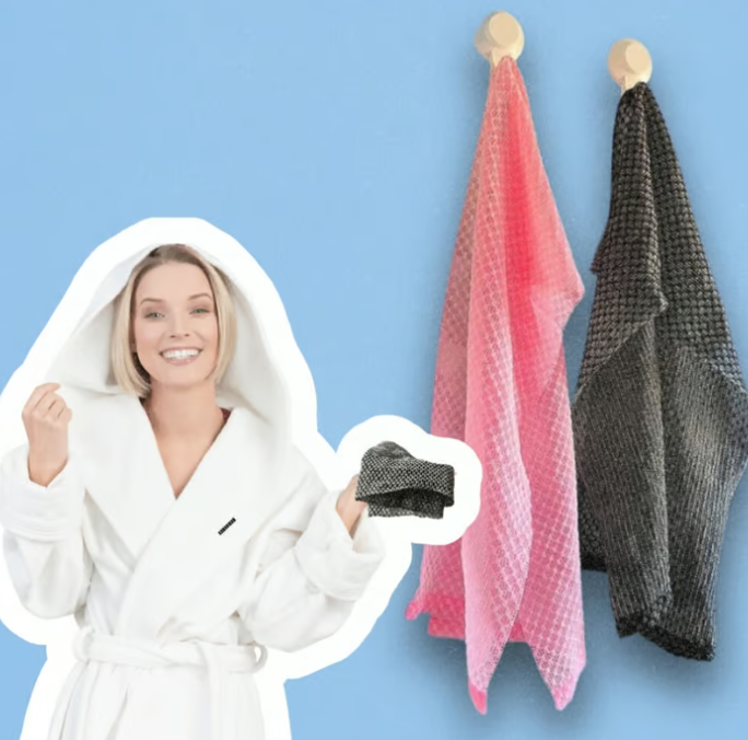 🚿 Advanced Dual-Texture Exfoliating Shower Towel for Deep Cleansing, Gentle Exfoliation & Spa-Level Skin Renewal at Home🧼