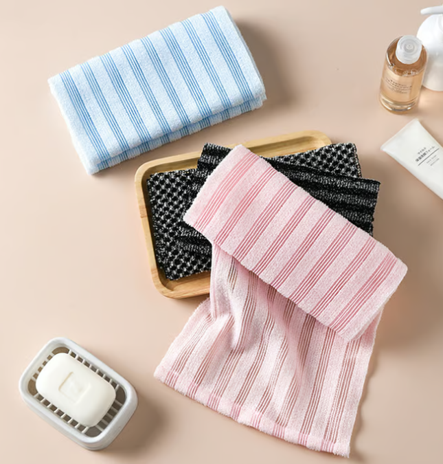 🚿 Advanced Dual-Texture Exfoliating Shower Towel for Deep Cleansing, Gentle Exfoliation & Spa-Level Skin Renewal at Home🧼