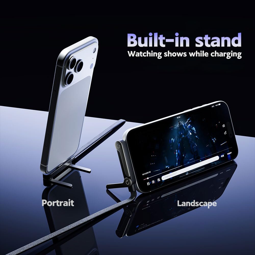 𝐈𝐧𝐯𝐢𝐬𝐢𝐛𝐥𝐞 𝐒𝐭𝐚𝐧𝐝 𝐂𝐡𝐚𝐫𝐠𝐢𝐧𝐠 𝐂𝐚𝐛𝐥𝐞 - USB C to USB C Cable,240W Fast Charging Cable 5 FT
