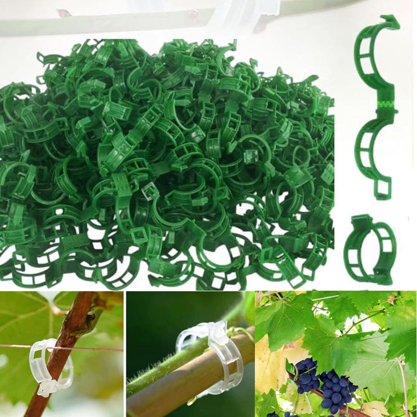 🔥Last Day Sale Tomato Clips, Plastic Trellis Clips