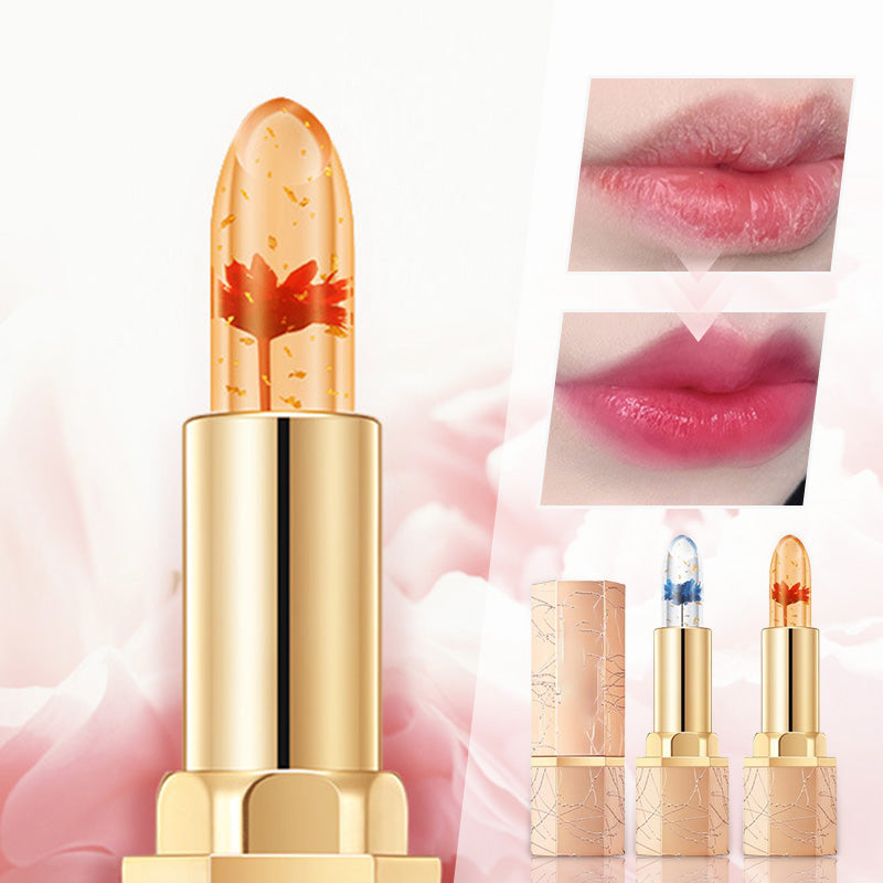 🔥LAST DAY - BUY 1 GET 1 FREE JUST $9.99 EACH👄Crystal Flower Temperature Color Change Jelly Lipstick