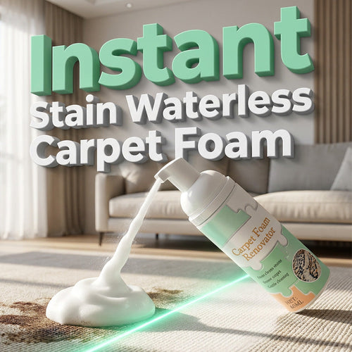 Magic Carpet Foam Renovator: Instant Waterless Stain Eraser (With Towel)